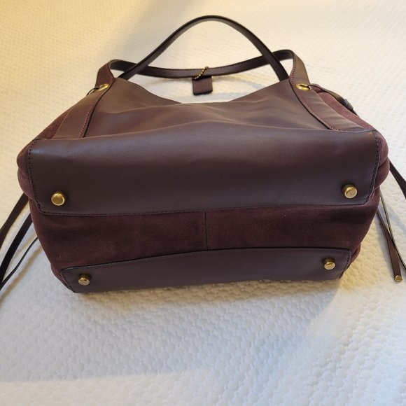 ❤️SOLD❤️ Coach Harmony Hobo Mixed Leather Suede - Picture 11 of 16